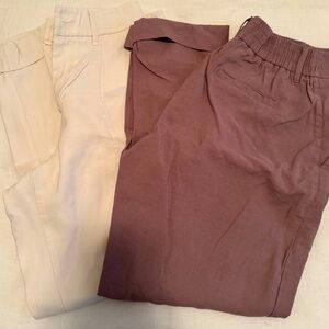a new day 🌺 Pair of Stylish Beige and Mauve Pants